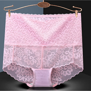 High Waist Panties Women Underwear Sexy Lace Panties Bodyshaper Female Underpants Floral Briefs Tall Waist Lingerie Dropshipping