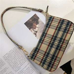 Gusure 2020 hot sale vintage retro bags designer ladies hand bag French plaid red bag woman elegant bolsa feminina shoulder bag