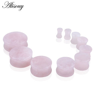 1PC Stone Ear Plugs Gauges Earrings Women Men Ear Plug Flesh Tunnel Piercing Expander Ear Stretcher Body Piercing Jewelry
