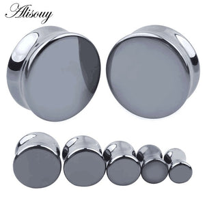 1PC Stone Ear Plugs Gauges Earrings Women Men Ear Plug Flesh Tunnel Piercing Expander Ear Stretcher Body Piercing Jewelry