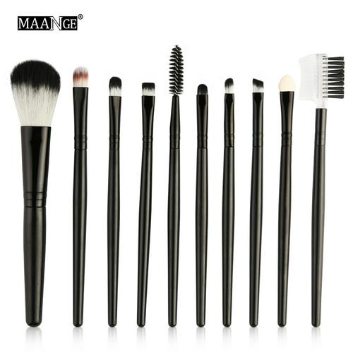 Portable 10pcs/set Professional Eye Makeup Brush Eyeliner Shadow Brow Tool Kit Women Eye Makeup Cosmetics