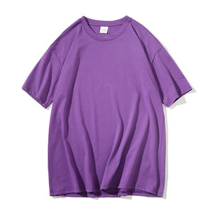 LEGIBLE 2020 Summer short sleeve T-Shirt  Women Tee Shirt  Loose Solid Basic T Shirt Women Casual O-neck Hipster Tshirt Top 5XL