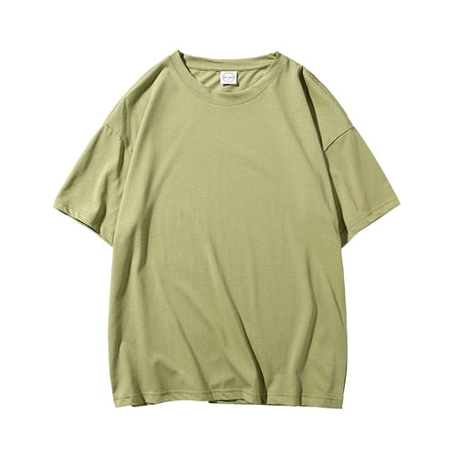 LEGIBLE 2020 Summer short sleeve T-Shirt  Women Tee Shirt  Loose Solid Basic T Shirt Women Casual O-neck Hipster Tshirt Top 5XL