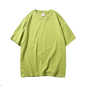 LEGIBLE 2020 Summer short sleeve T-Shirt  Women Tee Shirt  Loose Solid Basic T Shirt Women Casual O-neck Hipster Tshirt Top 5XL