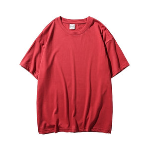 LEGIBLE 2020 Summer short sleeve T-Shirt  Women Tee Shirt  Loose Solid Basic T Shirt Women Casual O-neck Hipster Tshirt Top 5XL