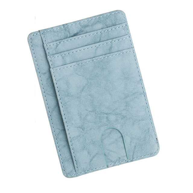 KUDIAN BEAR Rfid Men Wallet Small Leather Credit Card Holder Business Male Mini Wallets Purse Women Porta Tarjetas BID251 PM49