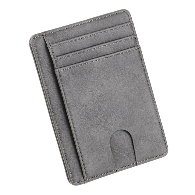 KUDIAN BEAR Rfid Men Wallet Small Leather Credit Card Holder Business Male Mini Wallets Purse Women Porta Tarjetas BID251 PM49