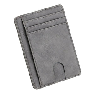KUDIAN BEAR Rfid Men Wallet Small Leather Credit Card Holder Business Male Mini Wallets Purse Women Porta Tarjetas BID251 PM49