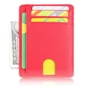 KUDIAN BEAR Rfid Men Wallet Small Leather Credit Card Holder Business Male Mini Wallets Purse Women Porta Tarjetas BID251 PM49