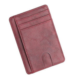 KUDIAN BEAR Rfid Men Wallet Small Leather Credit Card Holder Business Male Mini Wallets Purse Women Porta Tarjetas BID251 PM49