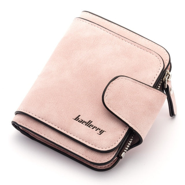 Baellerry Women's Wallet Leather Female Purse For Women Coins Pocket Card Holder Money Bags Casual Long Lady Clutch Phone Wallet