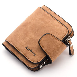 Baellerry Women's Wallet Leather Female Purse For Women Coins Pocket Card Holder Money Bags Casual Long Lady Clutch Phone Wallet