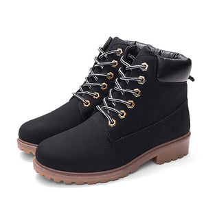 2020 Hot New Autumn Early Winter Shoes Women Flat Heel Boots Fashion Keep warm Women's Boots Brand Woman Ankle Botas Camouflage