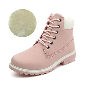 2020 Hot New Autumn Early Winter Shoes Women Flat Heel Boots Fashion Keep warm Women's Boots Brand Woman Ankle Botas Camouflage