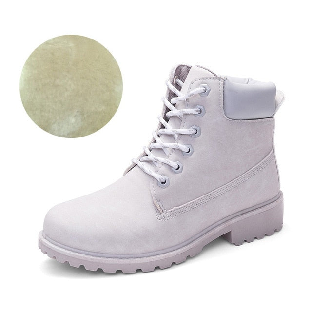 2020 Hot New Autumn Early Winter Shoes Women Flat Heel Boots Fashion Keep warm Women's Boots Brand Woman Ankle Botas Camouflage
