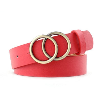 2020 luxury fashion new Round buckle belt women casual belt ladies jeans with fashion dress belt designer belts for women