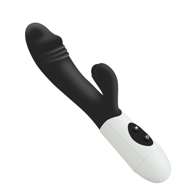 G Spot Dildo Rabbit Vibrator for Women Dual Vibration Silicone Waterproof Female Vagina Clitoris Massager Sex Toys For Women