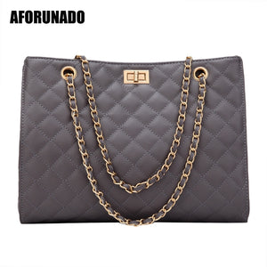 Luxury Handbags Women Bags Designer Leather Chain Large Shoulder Bags Tote Hand Bag Fashion Crossbody Bags For Women 2020 White