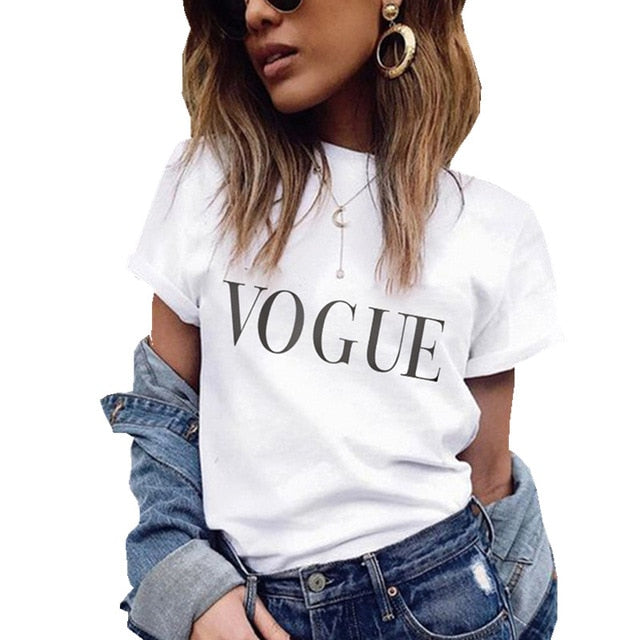 Brand New Arrivals Harajuku Summer T Shirt Women Fashion Love Printed T-shirt Woman Tops Tee Casual Plus Size Female T-shirts