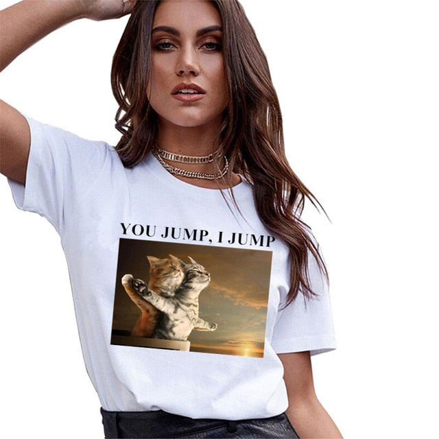 Brand New Arrivals Harajuku Summer T Shirt Women Fashion Love Printed T-shirt Woman Tops Tee Casual Plus Size Female T-shirts
