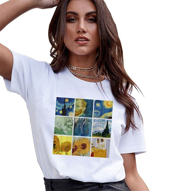 Brand New Arrivals Harajuku Summer T Shirt Women Fashion Love Printed T-shirt Woman Tops Tee Casual Plus Size Female T-shirts