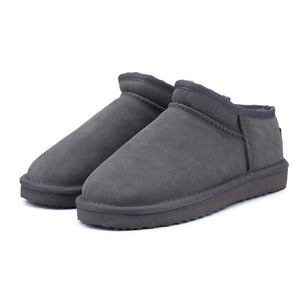 MBR FORCE Women Australia Classic Style  Snow Boots Winter Warm Leather Flats Warterproof High-quality Ankle Boots large size