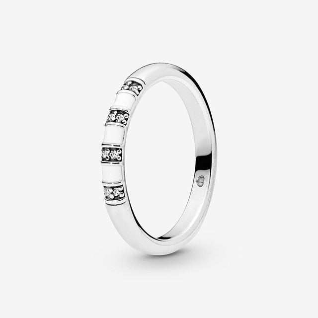 Authentic 925 Sterling Silver Princess Tiara Crown Sparkling Love Heart ,CZ Rings for Women Engagement Jewelry Anniversary