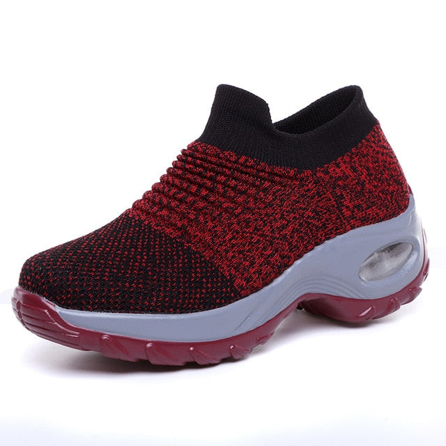 YWEEN Women Platform Sneakers Spring ladies Wedges Casual Shoes Women Trainers Comfortable Femme Height Increasing Women Shoes