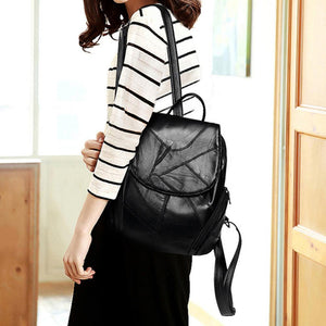Women Backpack sheepskin Leather Backpack Women new fashion Hotsale School Bags for Teenagers Fashion Backpacks for Teenage Girl