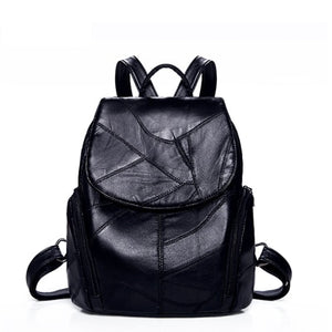 Women Backpack sheepskin Leather Backpack Women new fashion Hotsale School Bags for Teenagers Fashion Backpacks for Teenage Girl