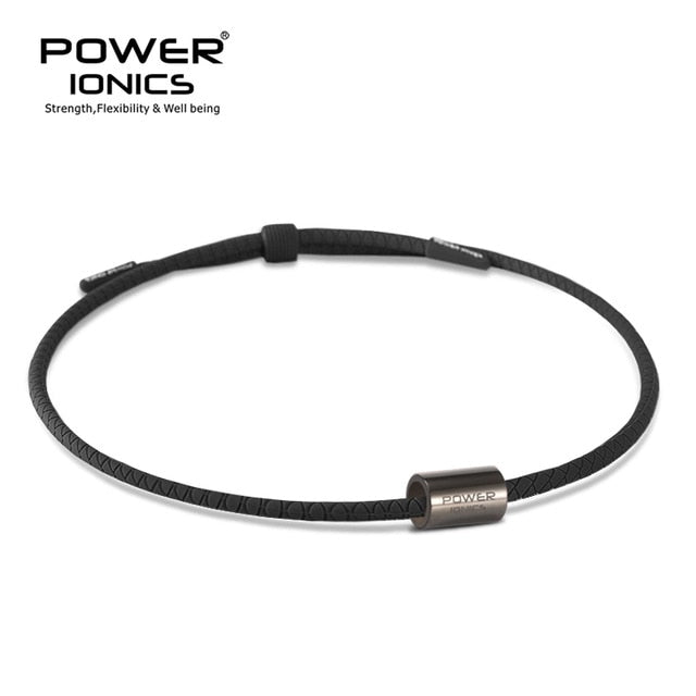【FDA Registration】Power Ionics 3000 Anions Health Fashion Women Men Sports Titanium Bio Silicone Necklace Pendant Free Lettering