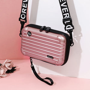 Luxury Hand bags  for Women 2020 New Suitcase Shape Totes Fashion Small Luggage Bag Women Famous Brand Clutch Bag Top-handle