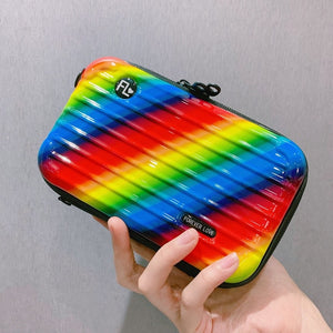 Luxury Hand bags  for Women 2020 New Suitcase Shape Totes Fashion Small Luggage Bag Women Famous Brand Clutch Bag Top-handle