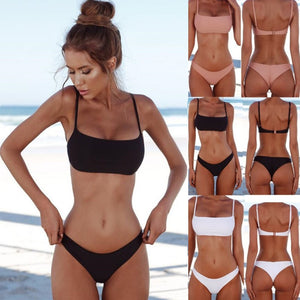 New Hot Sexy Bikini Set Women Swimming Suit Fashion Swimsuit Two-Piece Swimwear Bathing Suit Female Biquini Plus Size XL Sets