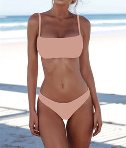 New Hot Sexy Bikini Set Women Swimming Suit Fashion Swimsuit Two-Piece Swimwear Bathing Suit Female Biquini Plus Size XL Sets