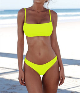 New Hot Sexy Bikini Set Women Swimming Suit Fashion Swimsuit Two-Piece Swimwear Bathing Suit Female Biquini Plus Size XL Sets