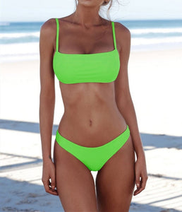 New Hot Sexy Bikini Set Women Swimming Suit Fashion Swimsuit Two-Piece Swimwear Bathing Suit Female Biquini Plus Size XL Sets