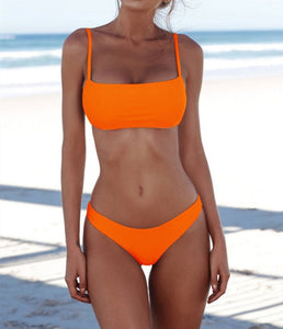 New Hot Sexy Bikini Set Women Swimming Suit Fashion Swimsuit Two-Piece Swimwear Bathing Suit Female Biquini Plus Size XL Sets