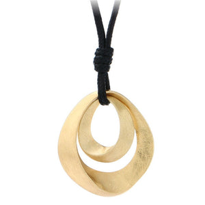 Shineland  Trendy  Pendant Long Necklaces For Women Fashion Jewelry 80cm PU Leather Chain Necklace collares mujer