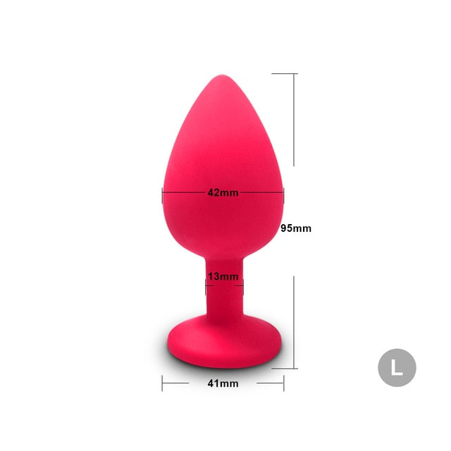 Soft Silicone Anal Butt Plug Prostate Massager Adult Gay Products Anal Plug Mini Erotic Bullet Vibrator Sex Toys for Men Women