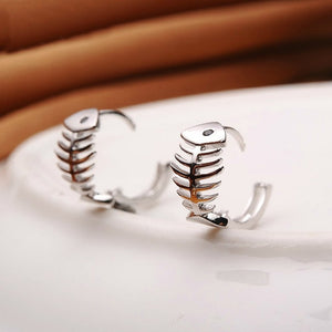 Fanqieliu Sterling 925 Silver Earrings Natural Crystal Small Flower Hoop Earrings For Woman FQL3235