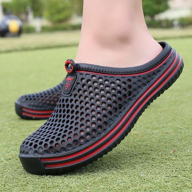POLALI womens sandals 2020 Summer Sandals Fashion Hollow Out Breathable Beach Slippers Flip Flops EVA Massage Slippers Sandals