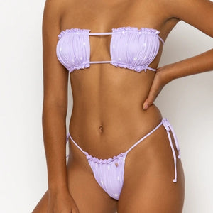 Micro Sexy Women Bikinis Set 2020 Mujer Swimsuit Bandeau Bathing Suit Push up Two-piece Female Swimwear Biquini Beachwear Bikini