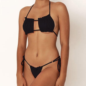 Micro Sexy Women Bikinis Set 2020 Mujer Swimsuit Bandeau Bathing Suit Push up Two-piece Female Swimwear Biquini Beachwear Bikini