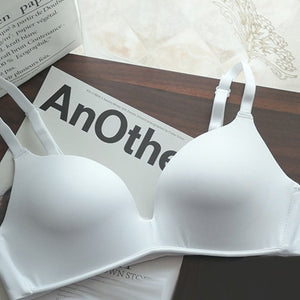 BEFORW Comfort Wireless Bras For Women Underwear Fashion Seamless Letter Straps Bra Sexy Lingerie Adjustable Push Up Bralette