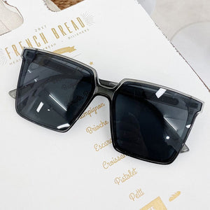 oversized square sunglasses for women and men clear tea black gradient sun glasses female sexy big eyewear uv400 oculos feminino