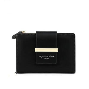 Unishow Multifuncation Wallet Women Small Female Purse Short Brand Designer Ladies Wallet Yellow Women Purse Girl Coin Pocket