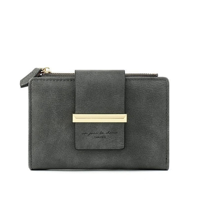 Unishow Multifuncation Wallet Women Small Female Purse Short Brand Designer Ladies Wallet Yellow Women Purse Girl Coin Pocket