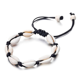 IPARAM Bohemia Vintage Shell Rope Chain Bracelet Women Beach Sea Shell Bracelet Anklet Jewelry Party Gift Wholesale