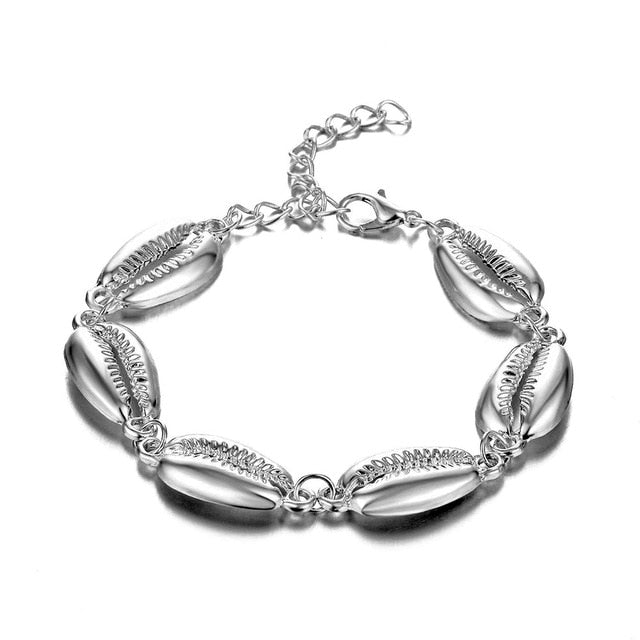 IPARAM Bohemia Vintage Shell Rope Chain Bracelet Women Beach Sea Shell Bracelet Anklet Jewelry Party Gift Wholesale